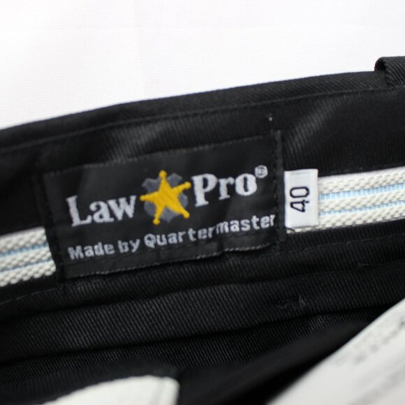 Law Pro by Quartermaster Mens Uniform Pants Black Sz 40 Polyester NWT - Picture 3 of 3
